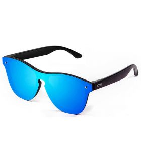 Gafas de Sol Casual - Ocean Socoa Matte Black Blue azul Gafas de Sol