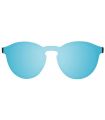 Sunglasses Casual Ocean Milan Matte Black Revo Blue