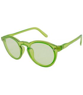 Sunglasses Casual Ocean Milan Transparent Green