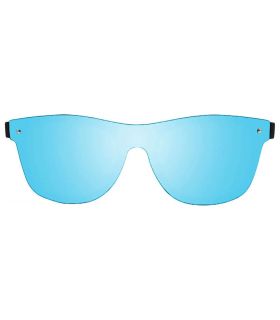 Sunglasses Casual Ocean Messina Matte Black Revo Blue Sky