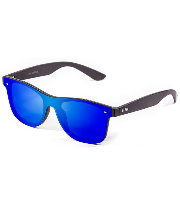 Ocean Messina Matte Black Revo Blue - Sunglasses Casual