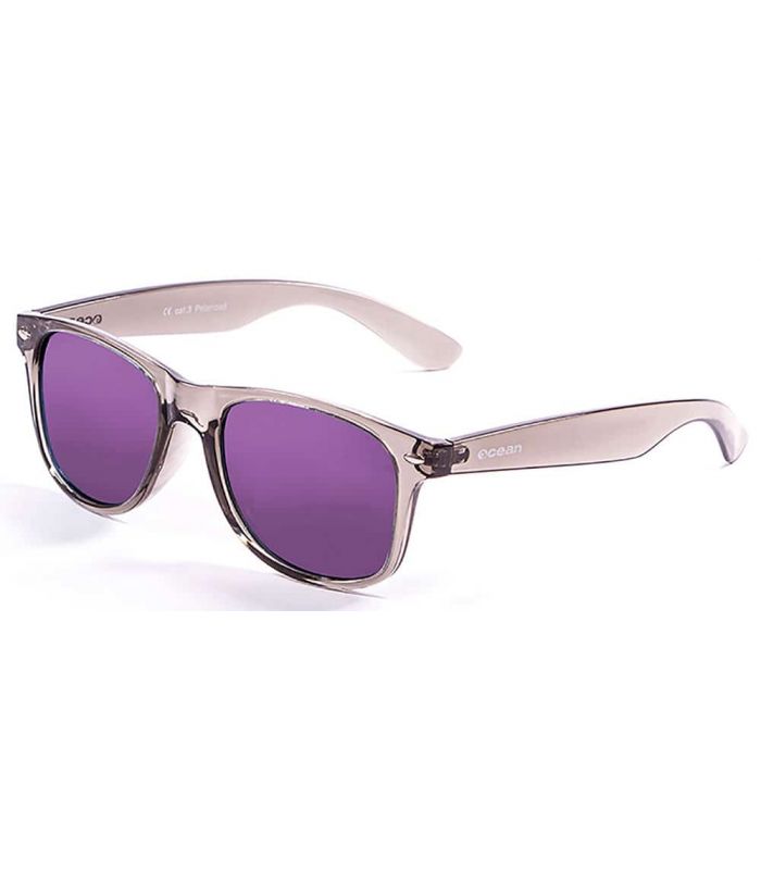 Gafas de Sol Casual - Ocean Beach Wayfarer Transparent Violet morado
