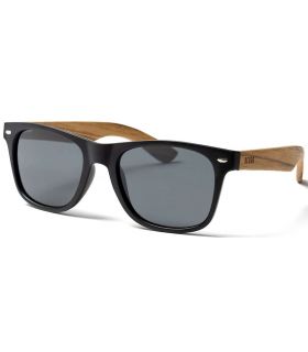 Gafas de Sol Casual Ocean Beach Wood Black Smoke