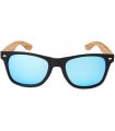 Ocean Beach Wood Black Blue - Sunglasses Casual