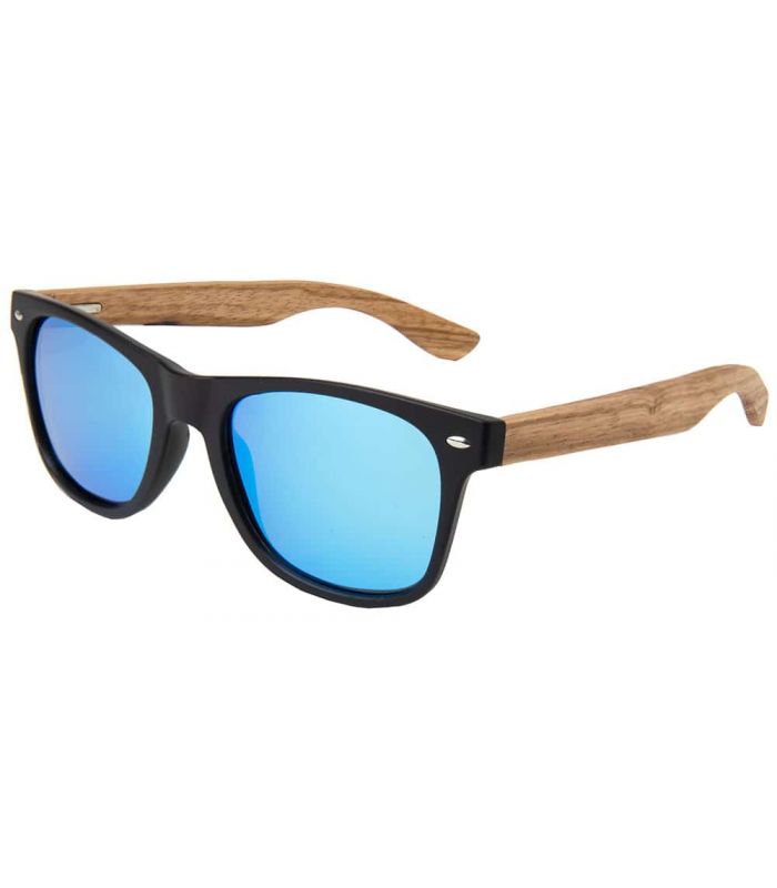 Gafas de Sol Casual - Ocean Beach Wood Black Blue negro