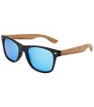Ocean Beach Wood Black Blue - Sunglasses Casual