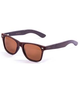 Sunglasses Casual Ocean Beach Wood Dark Brown
