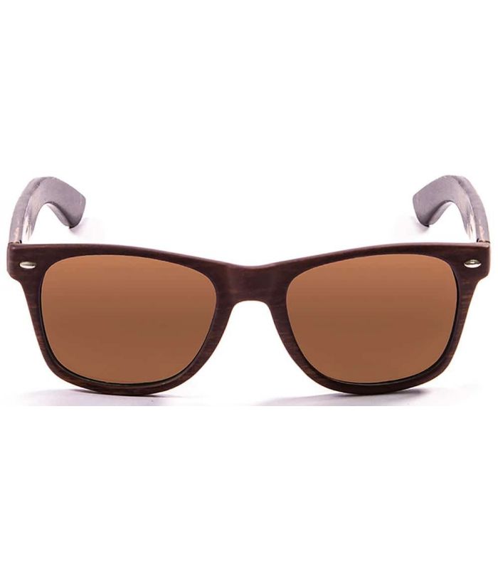 Gafas de Sol Casual - Ocean Beach Wood Dark Brown marron