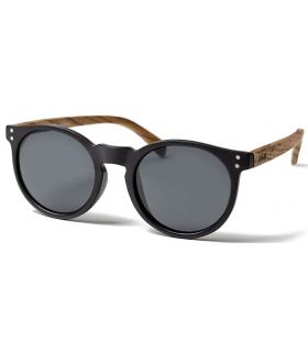 Gafas de Sol Casual Ocean Lizard Wood Black Brown Smoke