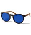 Ocean Lizard Wood Black Brown Blue - Sunglasses Casual