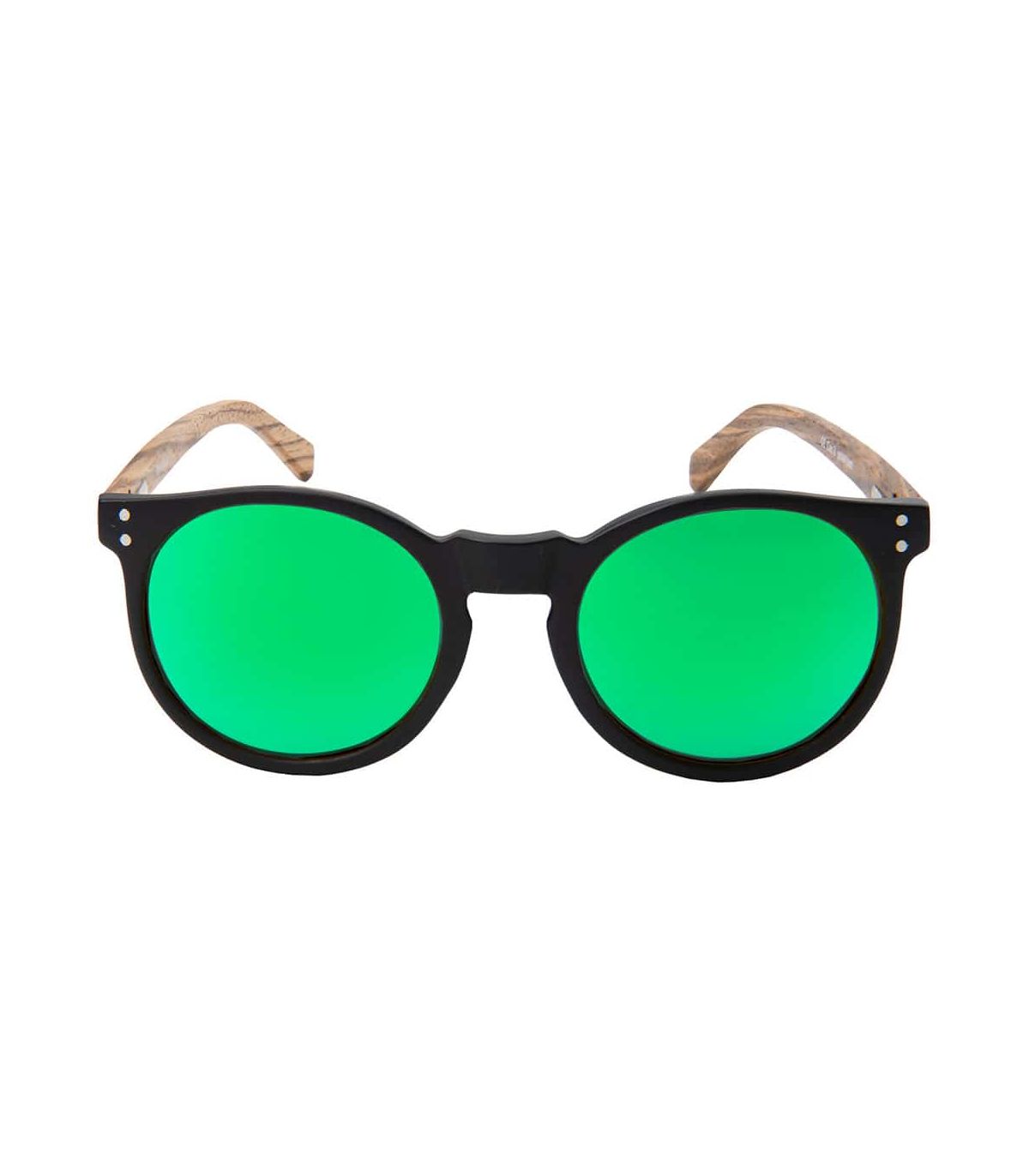 Gafas de Sol Casual Ocean Lizard Wood Black Brown Green