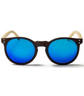 Gafas de Sol Casual Ocean Lizard Wood Brown Blue