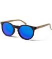 Sunglasses Casual Ocean Lizard Wood Brown Blue
