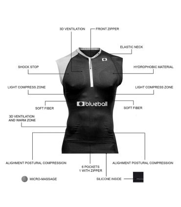 Camisetas técnicas running Blueball Running Top Shirt