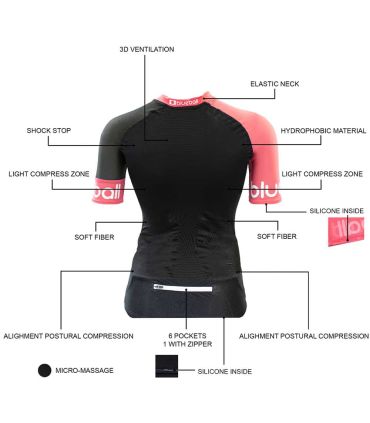 Camisetas técnicas running Blueball BB200037 Running Tshirt W