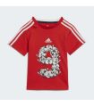 Camisetas técnicas running - Adidas Conjunto de sportswear adidas Sporty Summer rojo Textil Running