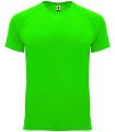 Camisetas técnicas running - Roly Camiseta Bahrain Verde Fluor pistacho
