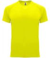 Camisetas técnicas running - Roly Camiseta Bahrain Amarillo Fluor amarillo