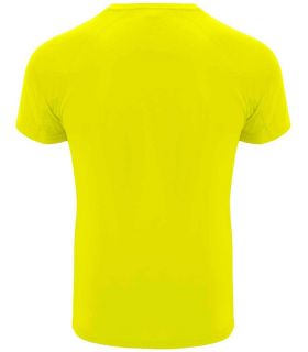 Camisetas técnicas running - Roly Camiseta Bahrain Amarillo Fluor amarillo