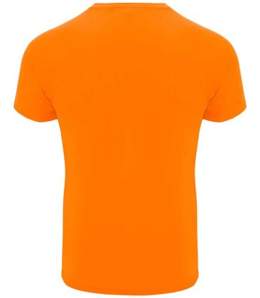 Camisetas técnicas running Roly Camiseta Bahrain Naranja Fluor