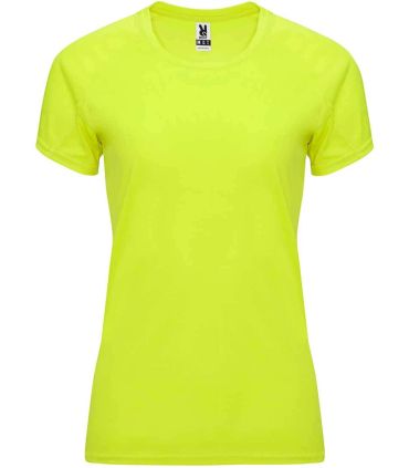Camisetas técnicas running Roly Camiseta Bahrain W Amarillo