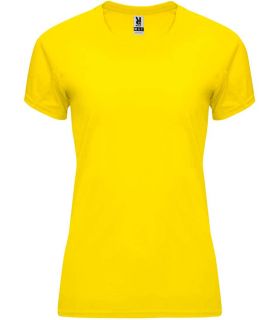 Camisetas técnicas running - Roly Camiseta Bahrain W Amarillo amarillo