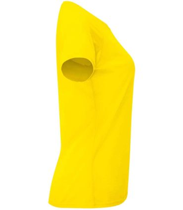 Camisetas técnicas running Roly Camiseta Bahrain W Amarillo