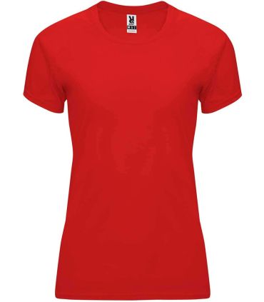 Camisetas técnicas running Roly Camiseta Bahrain W Rojo