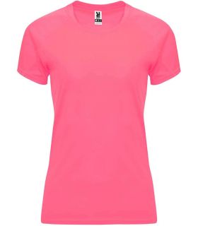 Camisetas técnicas running Roly Camiseta Bahrain W Rosa Lady