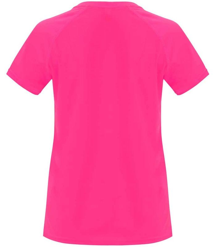 Roly Camiseta Bahrain W Rosa Fluor - Camisetas técnicas running