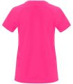 Camisetas técnicas running - Roly Camiseta Bahrain W Rosa Fluor fucsia Textil Running