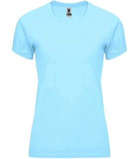 Camisetas técnicas running - Roly Camiseta Bahrain W Celeste azul