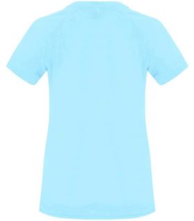 Camisetas técnicas running - Roly Camiseta Bahrain W Celeste azul