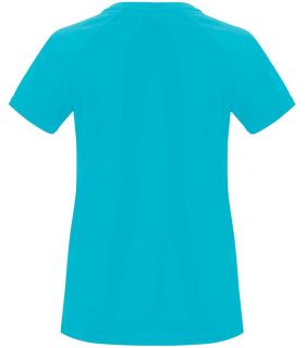 Camisetas técnicas running - Roly Camiseta Bahrain W Turquesa azul Textil Running
