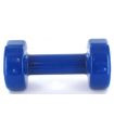 Pesas - Tobilleras Lastradas - Pesas Vinillo 2 x 4 Kg azul Fitness