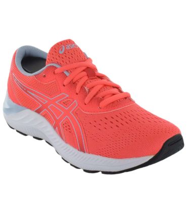 Zapatillas Asics Gel Excite 8 GS rosa para junior con tecnología Amplifoam y amortiguación Gel.