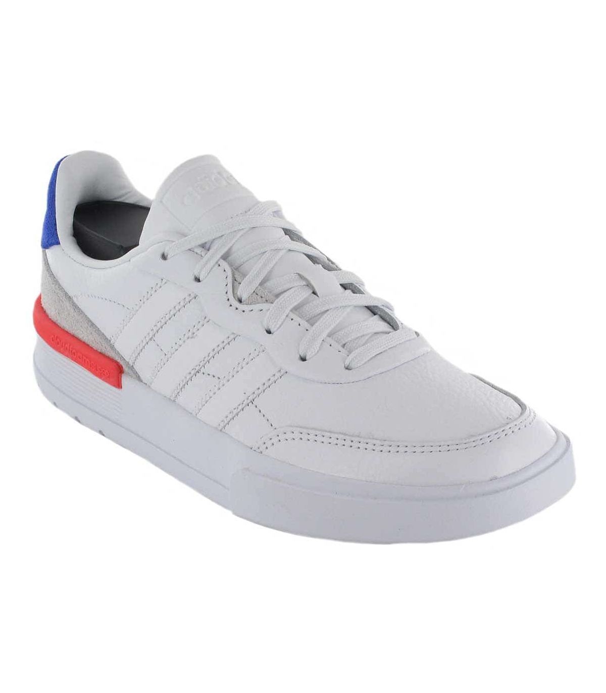 Zapatillas Adidas Clubcourt clásicas con tecnología Cloudfoam para máxima comodidad y estilo deportivo diario.