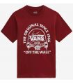 Lifestyle T-shirts Vans Original Grind Boy Dark Red T-shirt