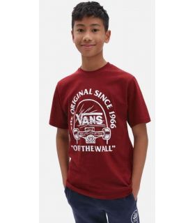 Camisetas Lifestyle - Vans Camiseta Original Grind Boy Dark Rojo granate Lifestyle