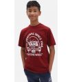 Lifestyle T-shirts Vans Original Grind Boy Dark Red T-shirt