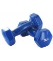 Pesas - Tobilleras Lastradas - Pesas Vinillo 2 x 3 Kg azul Fitness