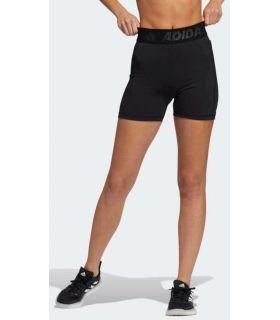 Pantalones técnicos running - Adidas Mallas Cortas Techfit Baadge Of Sport negro