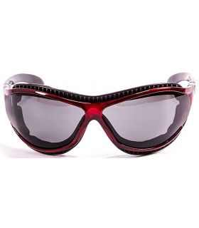 Ocean Tierra de Fuego Shiny Red/Smoke - Sunglasses Sport