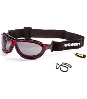 Sunglasses Sport Ocean Tierra de Fuego Shiny Red/Smoke