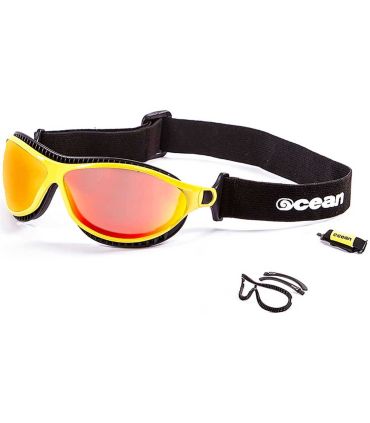 Gafas de sol deportivas Ocean Tierra de Fuego amarillas con lentes polarizadas Revo.