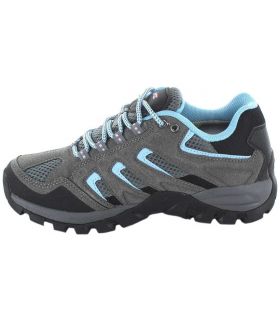 Zapatillas Trekking Mujer - Hi-Tec Torca Low WP W gris Calzado Montaña