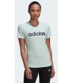 Camisetas técnicas running - Adidas Camiseta Loungewear Essentials Slim Logo verde Textil Running