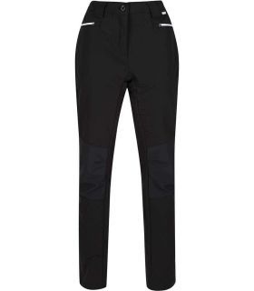 Pantalones Montaña - Regatta Pantalon Questra III W Negro negro Textil montaña