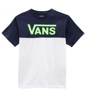 Camisetas Lifestyle - Vans Camiseta Classic Block SS Boys dress blanco Lifestyle
