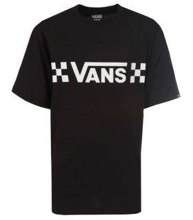 Camisetas Lifestyle - Vans Drop V Check Boys-B Black negro Lifestyle